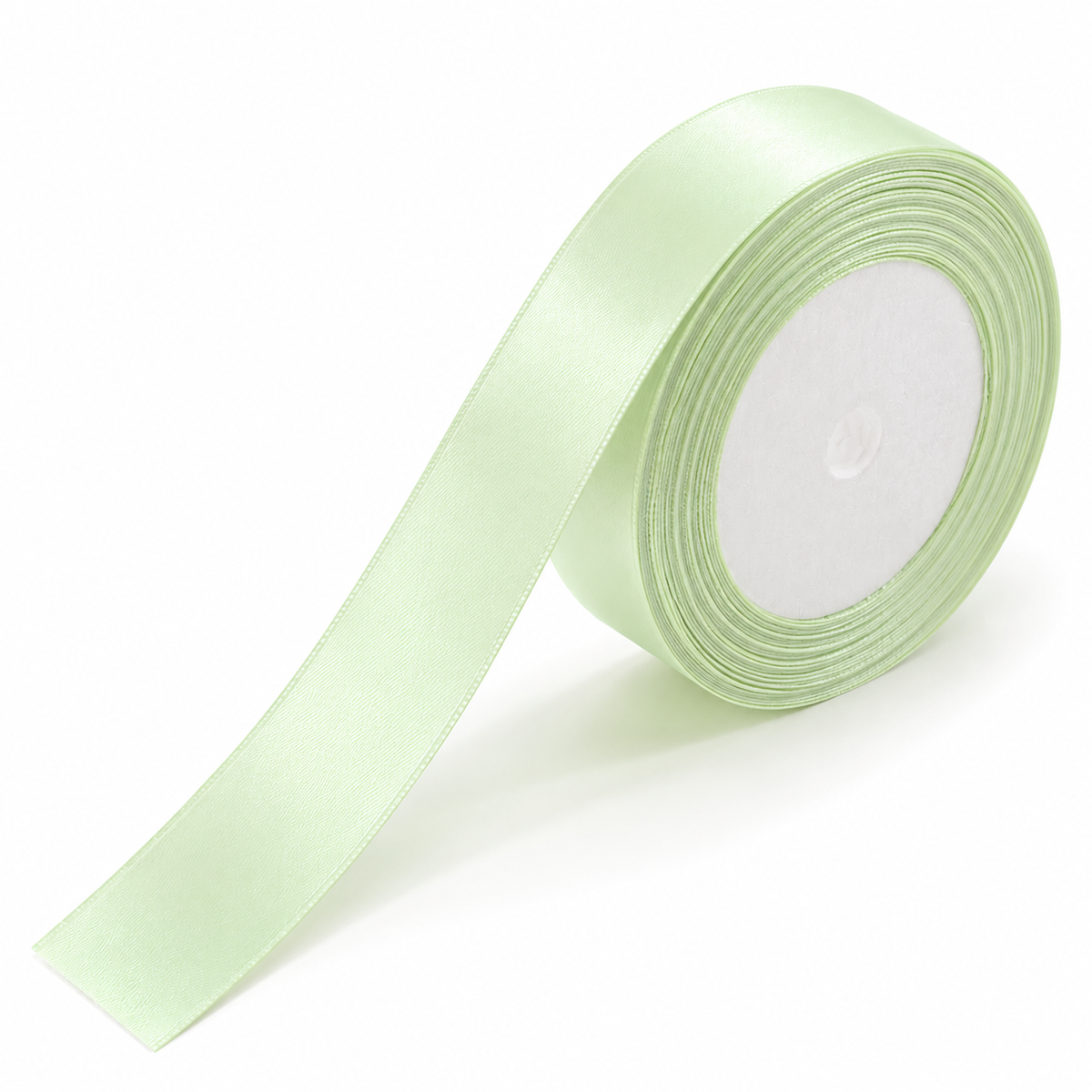 CINTA RASO 2.5CM X 20 METROS - VERDE MENTA CLARO