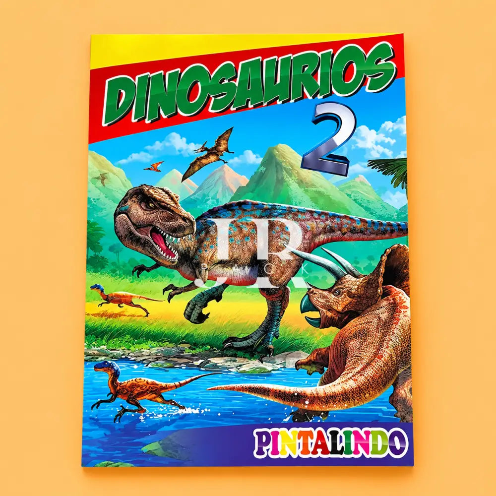 Dinosaurios 2 Libro (Grande) Pintalindo