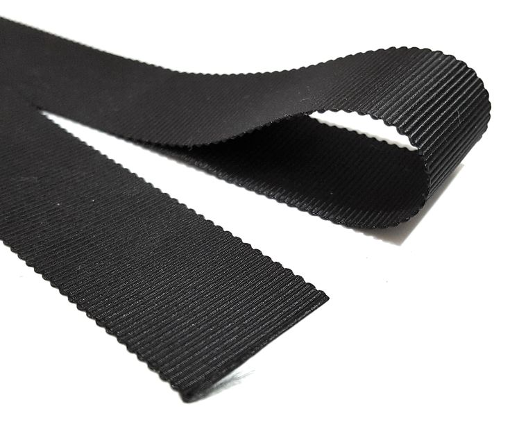 CINTA GROSS 2.5CM X 20 METROS NEGRO