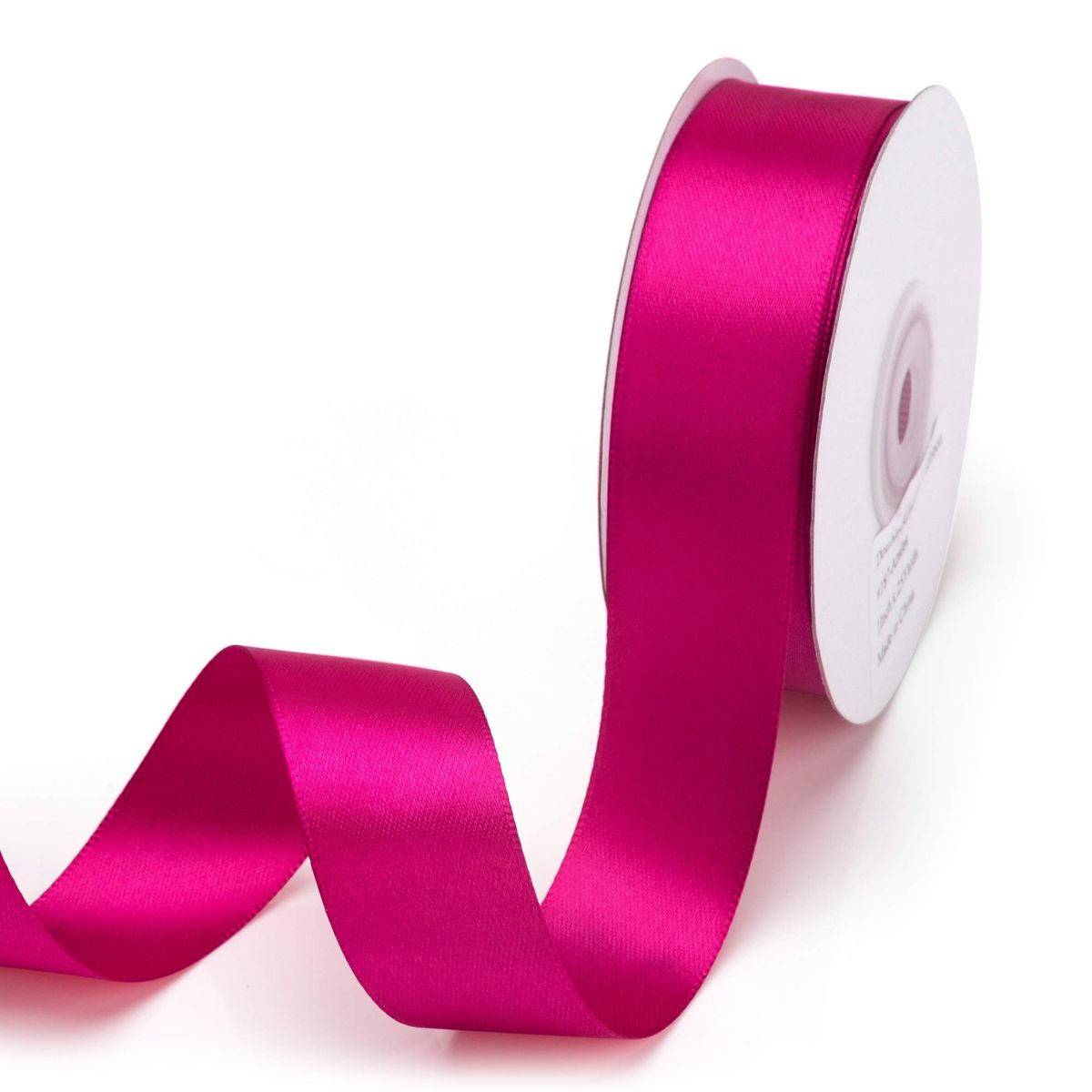 Cinta raso 25mm x 20 metros - Fucsia fuerte FU72 - cod 641485