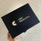 Premium personalizado CDG Tipo Libro CF + Logo en Stamping Plata