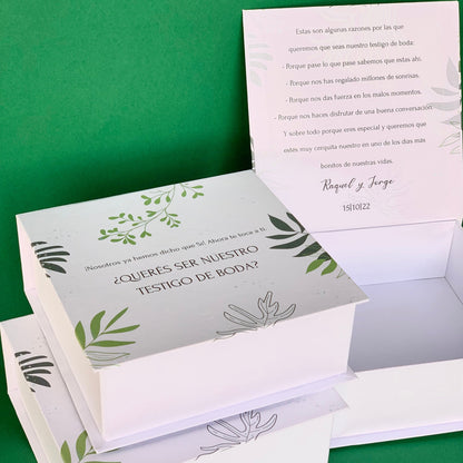 Premium Personalizado Testigos - Tipo Libro