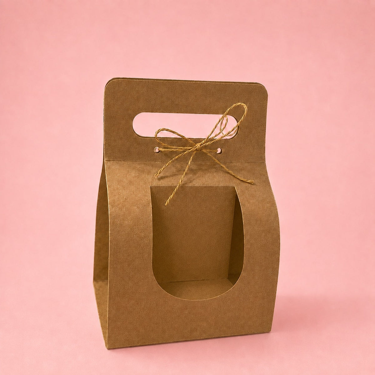 BOLSA PARA TAZA  KRAFT 17.5X11.5X9CM