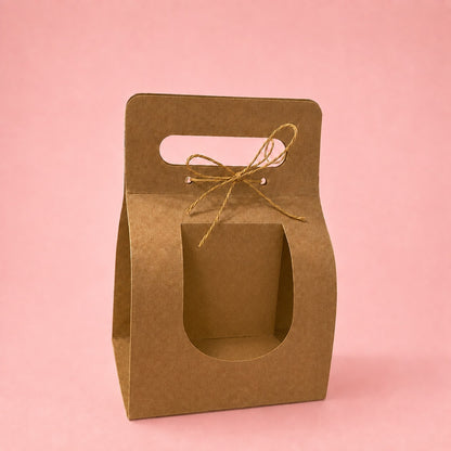 BOLSA PARA TAZA  KRAFT 17.5X11.5X9CM