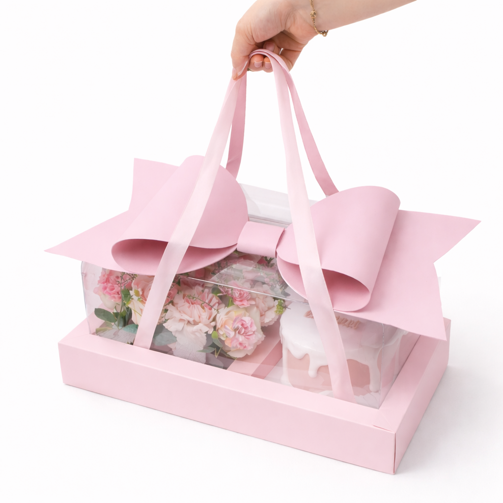 Caja 42x22x16.5cm Pink Box c/ Moño -TRI2 – JYRPACK