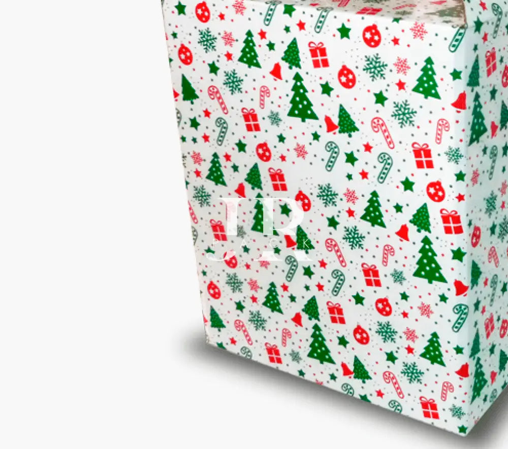 Packaging Personalizado Navidad - Caja 13x13x17cm - 3 Colores / 100 unidades