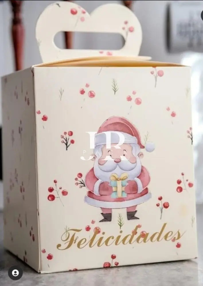 Packaging Personalizado Navidad - Caja 13x13x17cm - 4 Colores / 100 unidades
