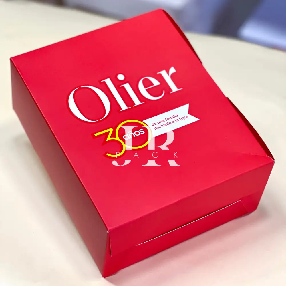 Packaging Personalizado Olier 22x17x8.5cm - 2 colores + UV Barniz