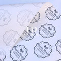 Papel manteca con logo - 20x20cm