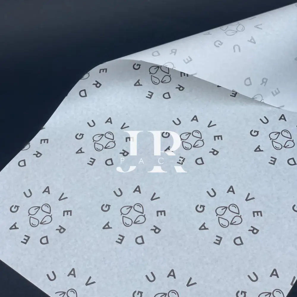 Papel Manteca con logo - 25x25cm - x 100 unidades - papel manteca