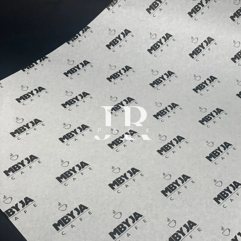 Papel manteca con logo - 27x40cm - papel manteca