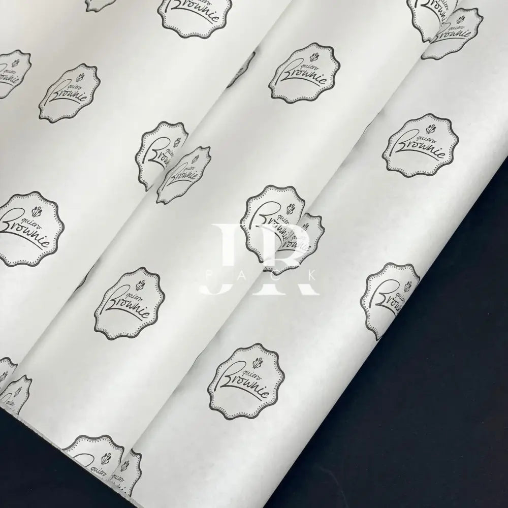 Papel manteca con logo - 29x29cm - papel manteca