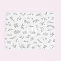 Papel Manteca Flores Negro 27x40cm (cont. 25 hojas) - PM1.4 - papel manteca