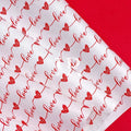 Papel Manteca Love ROJO 27x40cm (contiene 25 hojas)- PM5.R - papel manteca