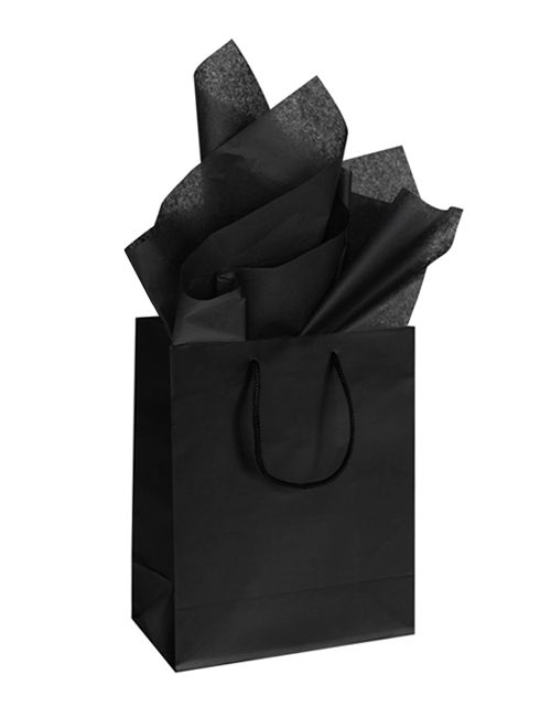 Bolsa negra de Lujo Vertical - 30x12x40