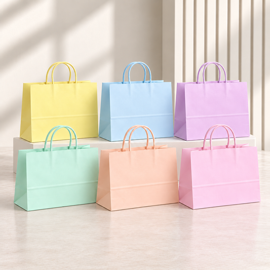 Bolsa Papel Lila Pastel- 31x12x25cm
