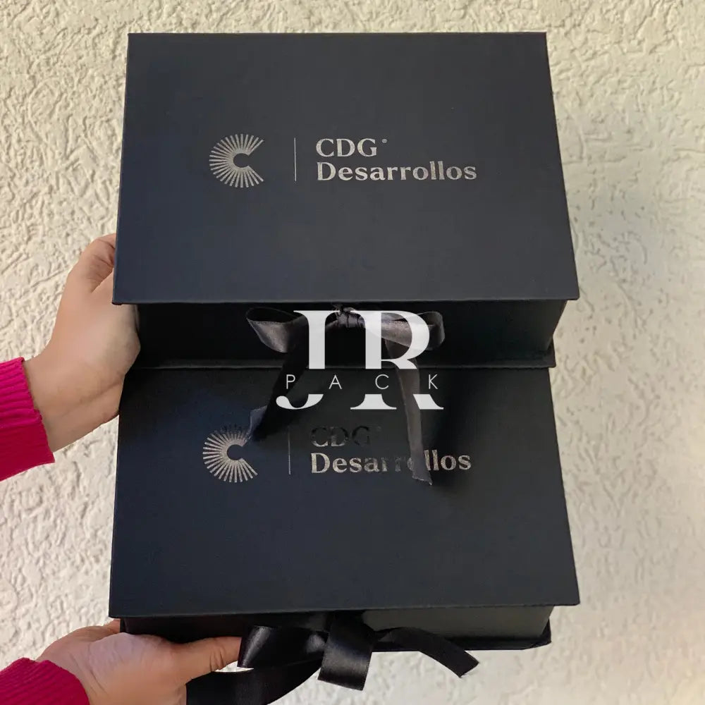Premium personalizado CDG Tipo Libro CF + Logo en Stamping Plata