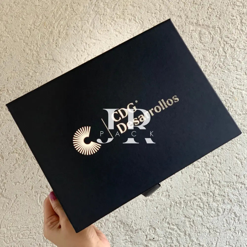 Premium personalizado CDG Tipo Libro CF + Logo en Stamping Plata