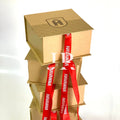 Premium personalizado Havana - Kraft con impresion + cinta con logo