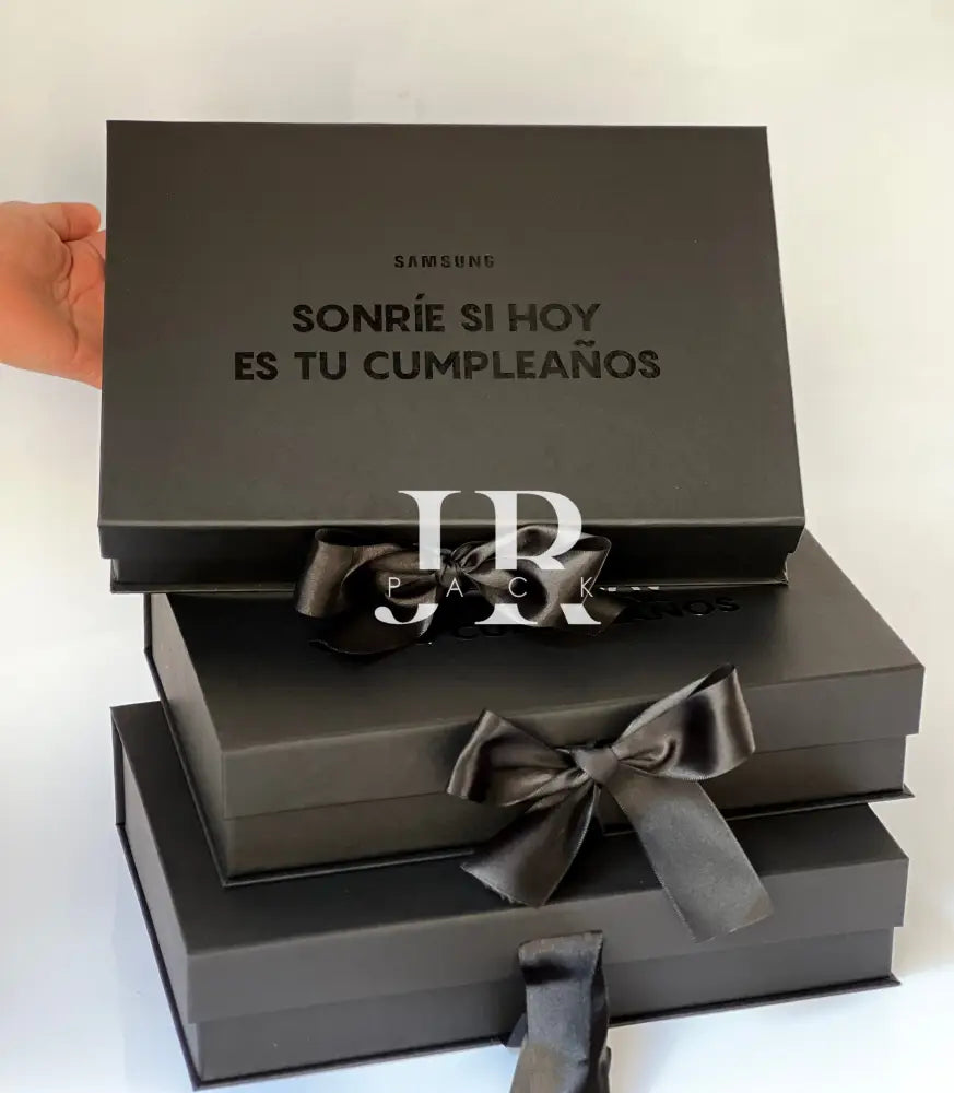 Premium personalizado Samsung - Media solapa con cinta frontal + logo efecto brillo