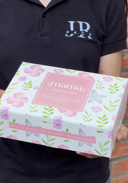MOM1 - Caja 23x17x7cm Madres 2025 - cod 640319
