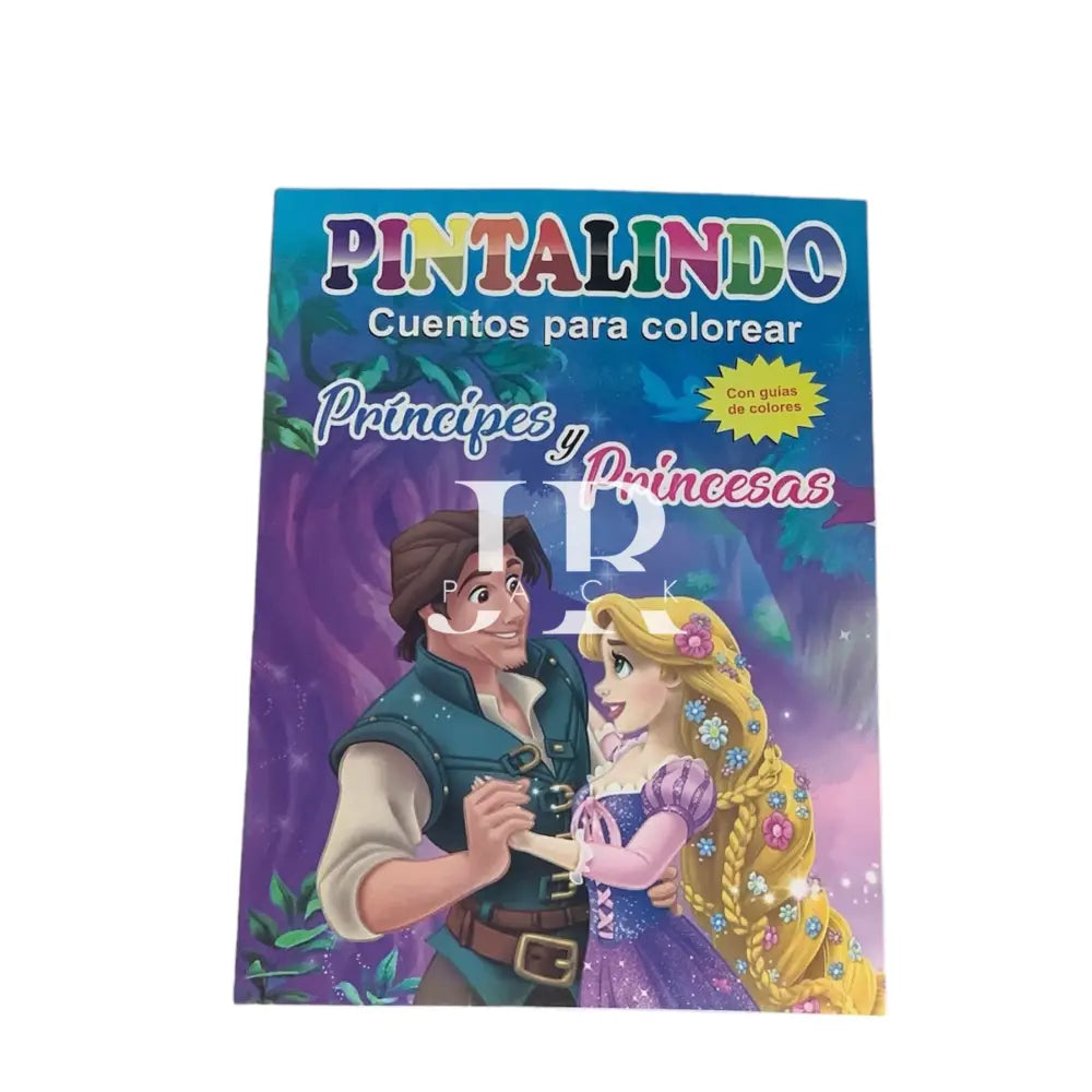Princesa Lila Libro (Grande) Pintalindo