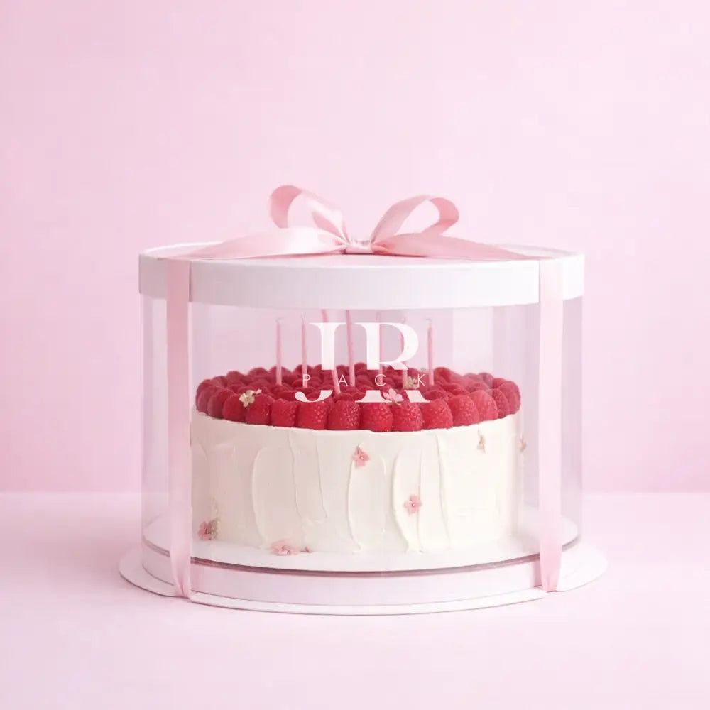 REDONDA 26x26x18cm TRANSPARENTE - packaging