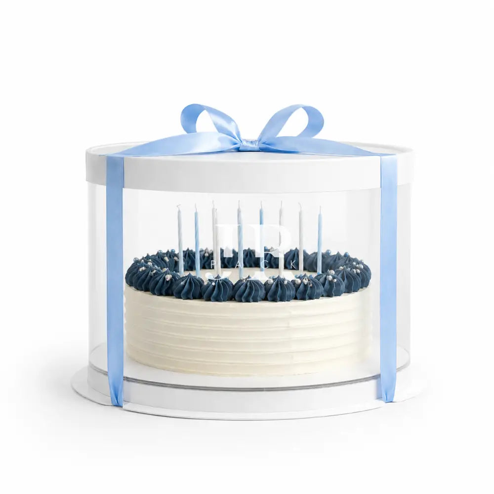 REDONDA 26x26x18cm TRANSPARENTE - packaging
