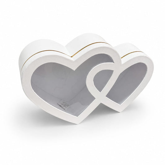 Corazón Doble "P" Blanco 33.5x21.7x9cm