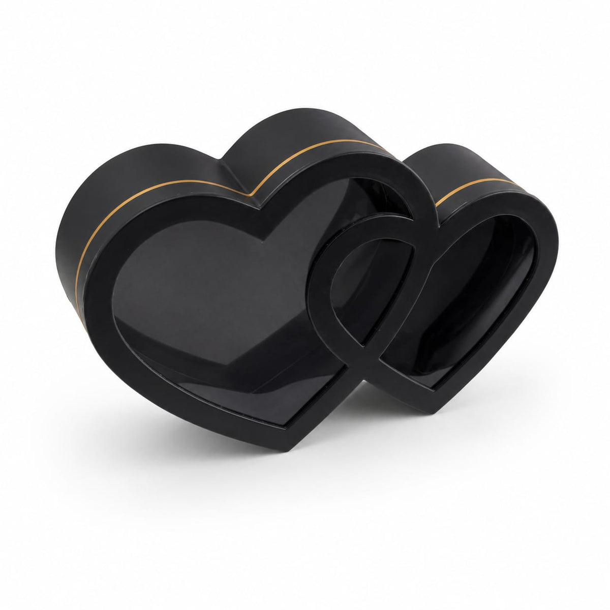 Corazon Doble "G" Negro 38x24.7x11.5cm
