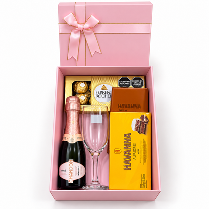 Caja Premium 29X21X10.5cm Rosa  TS Desplegable- 643509
