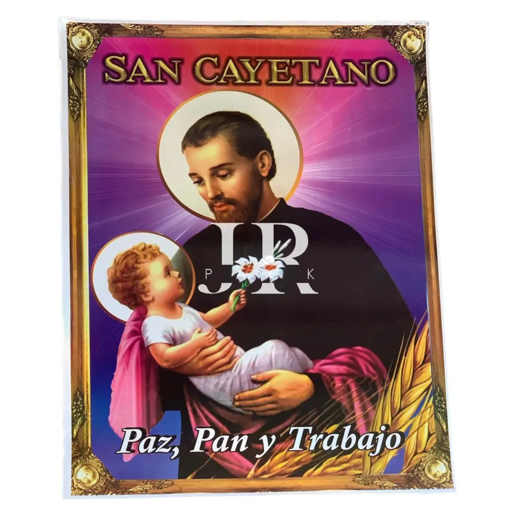 San Cayetano (Lámina de Santos grande)