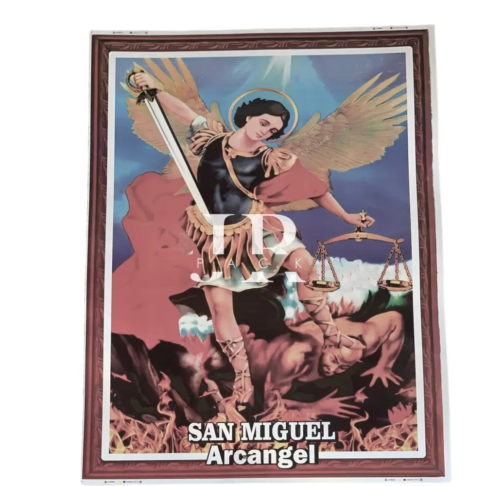 San Miguel Arcángel (Lámina de Santos grande)