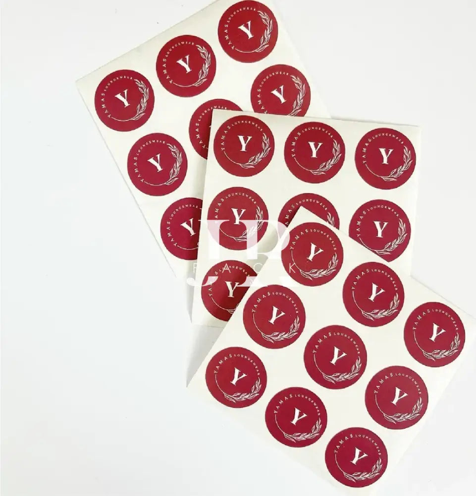 Sticker Impermeable personalizado Redondo 4cm - Sticker personalizado