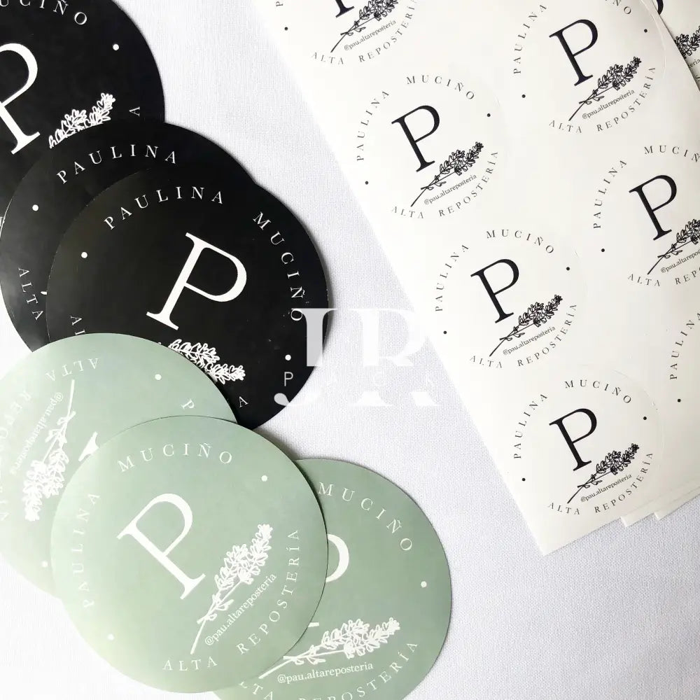 Stickers Impermeable personalizado redondo 5cm - Sticker personalizado