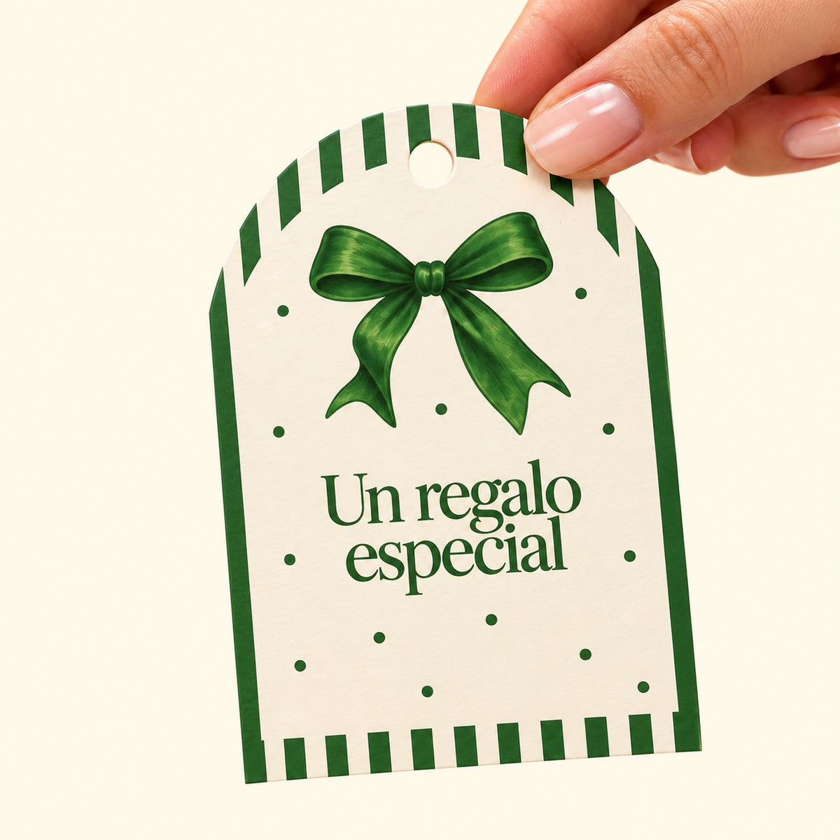Tags Navidad Verde ´´Un regalo especial¨ (10 und)