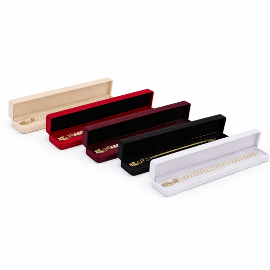 Caja para Cadena Terciopelo 22x5x3.5cm