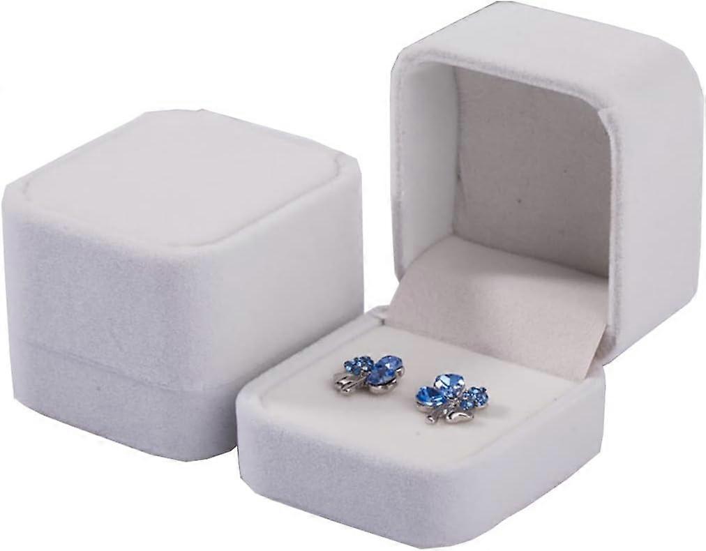 Caja para Anillo Terciopelo 7x7x4 cm