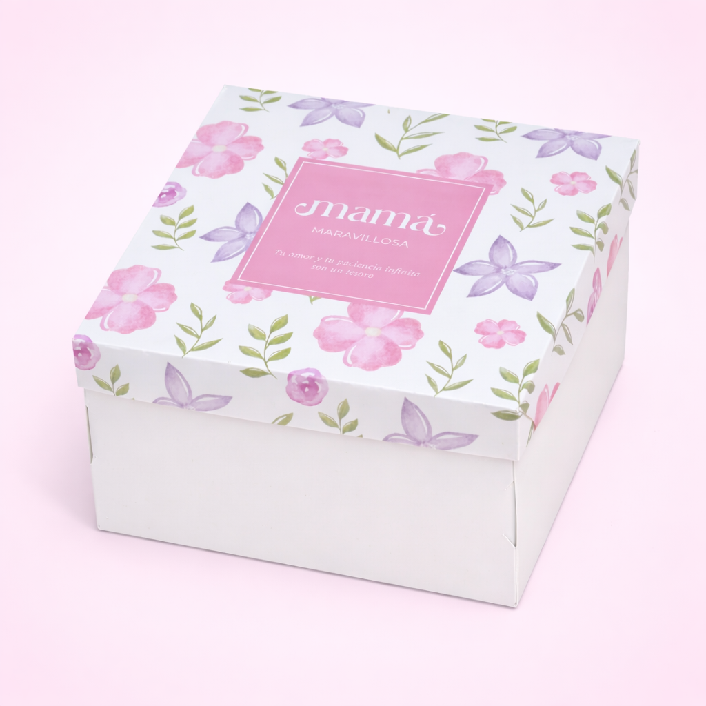 Caja 25x25x15cm Madres Ideal p/ Torta