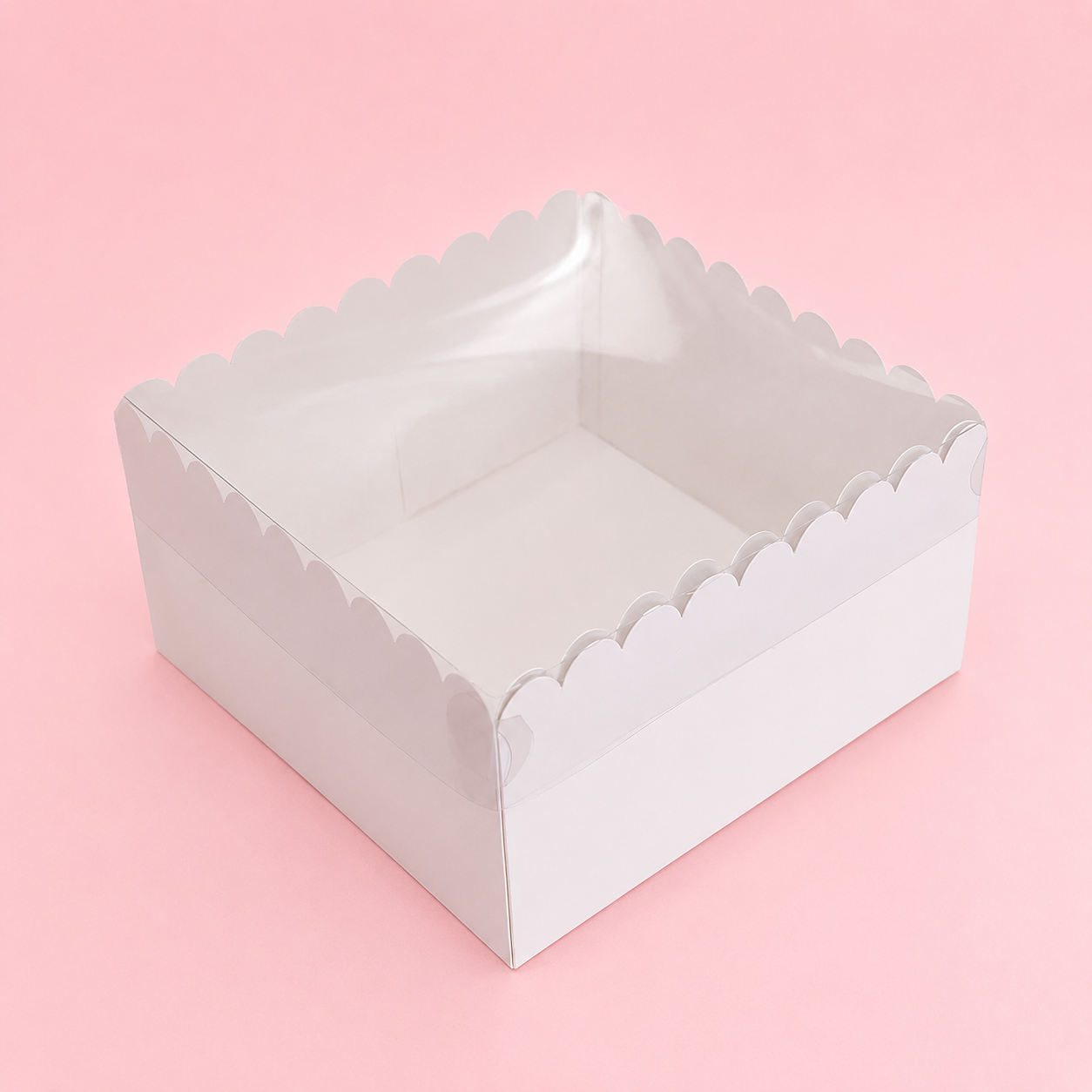 CAJA 20x20x11cm CON TAPA DE ACETATO - 642989