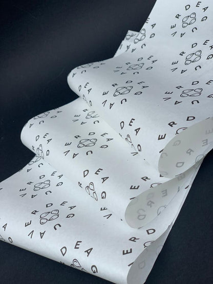 Papel Manteca con logo - 25x25cm