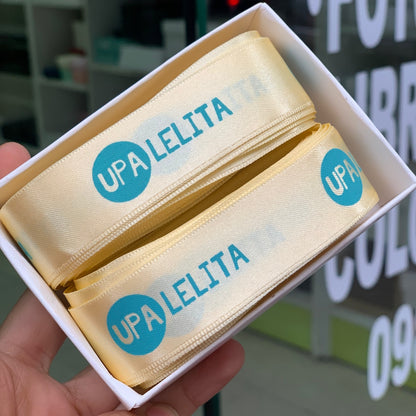 Cinta 2cm con logo x 10 metros
