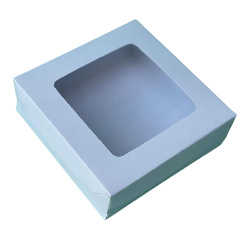 MINI5 - Caja 15x15x5cm con visor (10 unidades)