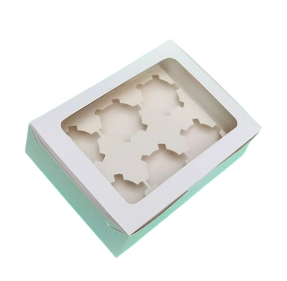 Caja 23x17x7cm p/ 6 cupcakes - MOM1P